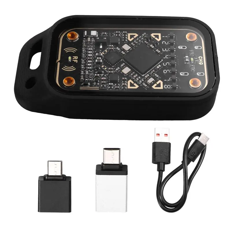 ABZZ-Chameleon V3.0 RFID Smart Chip Emulator Reader Acrylic ID IC 125Khz 13.56Mhz Read Write Smart Card Tag Copyer Copier