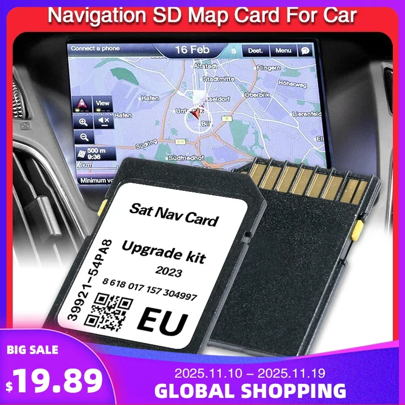 

2023 GPS Accessories for Suzuki SLDA SD Memory Europe Swift Sx4 S-Cross Vitara 54PA8 Road Map Card