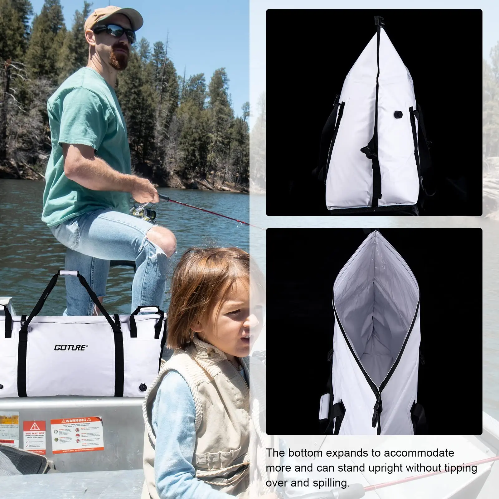 Bolsa térmica para pescado Goture aislada e impermeable - imagen 5