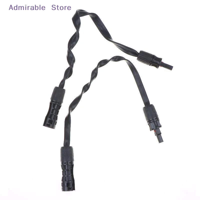 wSolar Panel Extension Cables 12AWG 10AWG Reliable Flat Wire Weatherproof Connectors for Offgrid Use