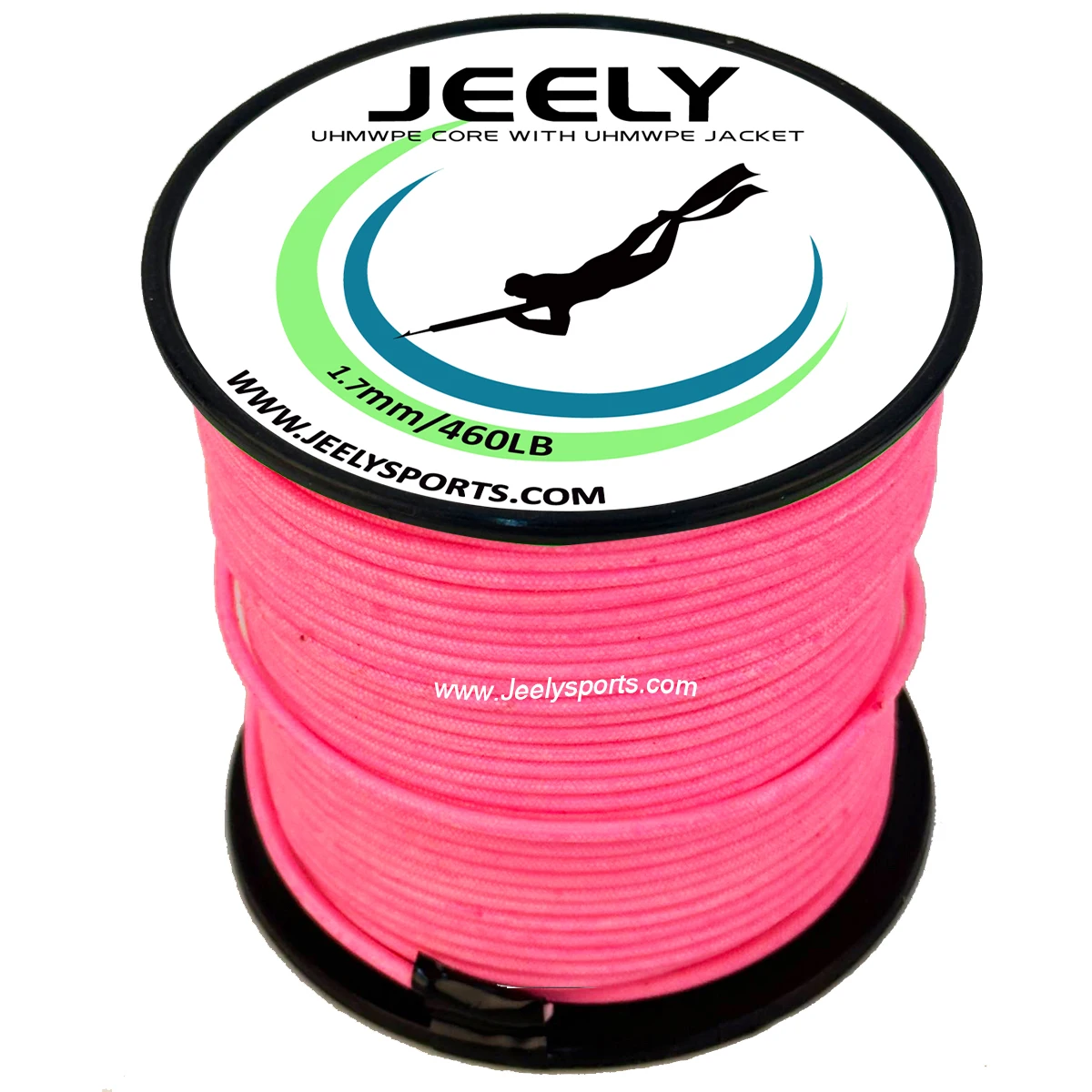 JEELY High Strength 1.7mm 50M UHMWPE Core Spearfishing Line