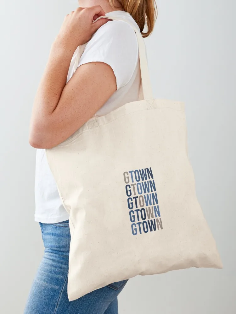 Сумка-тоут Georgetown University - Georgetown - Hoyas - Hoya Saxa, холщовая сумка через плечо, подарочная сумка-тоут из холщовой ткани