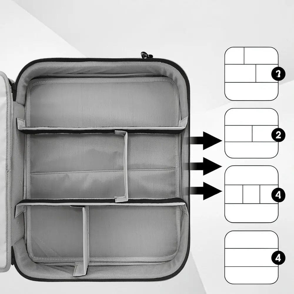 Large Audio Mixer Carrying Bag Protective Storage Case For Recording Equipment Durable Polyester Organizer Studio Sound Gear