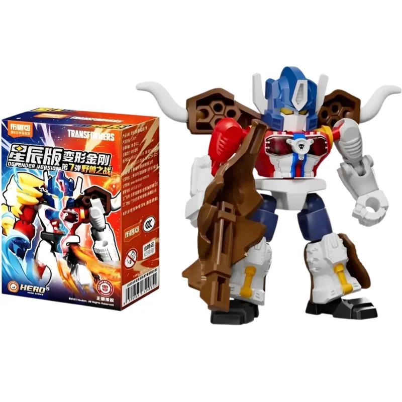 BLOKEES Transformers Starlight Edition 7th Set Modular Toy Blind Box, Movable Doll, Poseable for Display and Collection Model image 3