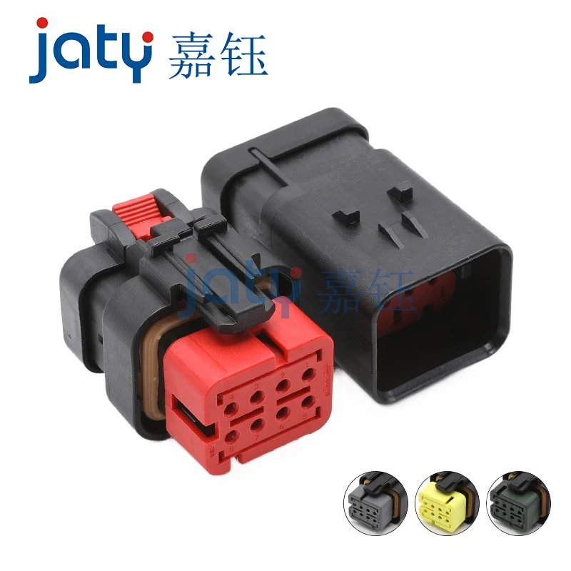 776494-1/2/3/4 776495-1 JATY jiayu 8-Pin Automotive waterproof connector excavator solenoid valve harness plug