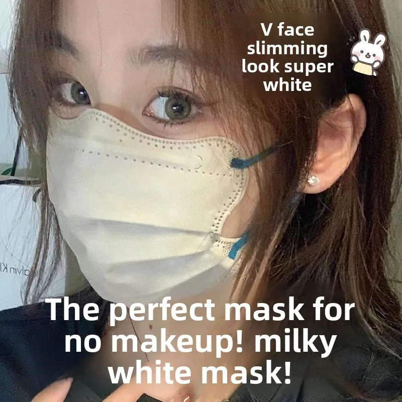 

Women's Disposable Thiened ape Mask Sunscreen Dustproof Protective Eye Corner Small Face Effect Medical ade