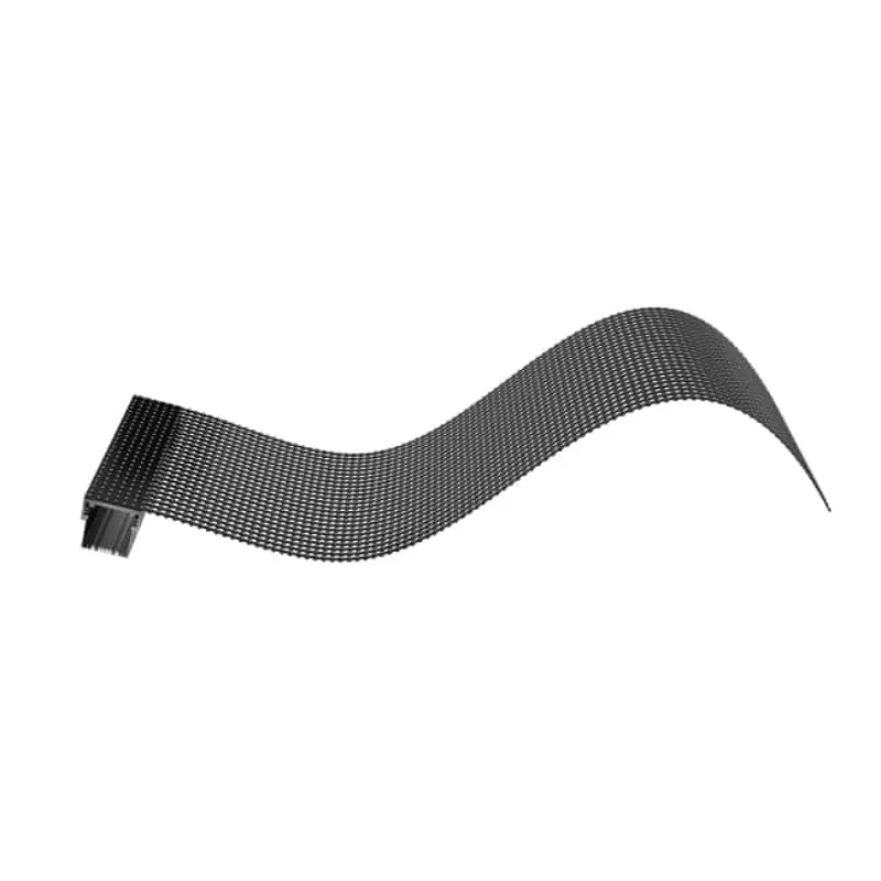 P6.25 IP65 flexible transparent holographic LED display glass sticker high brightness, suitable for elevator and retail store