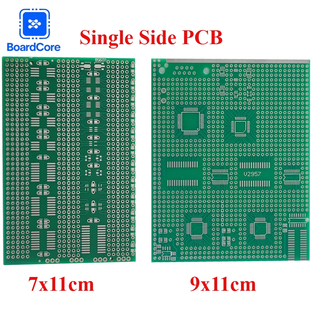2/10PCS Single Side SMD Universal PCB Circuit Board 7x11cm 9x11CM Single Side Board Prototype PCB for Arduino Universal Board