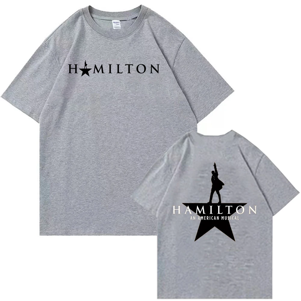 Hamilton: An American Musical Original Broadway Cast  Short Sleeve T-shirt Harajuku O-neck Summer Casual Shirt