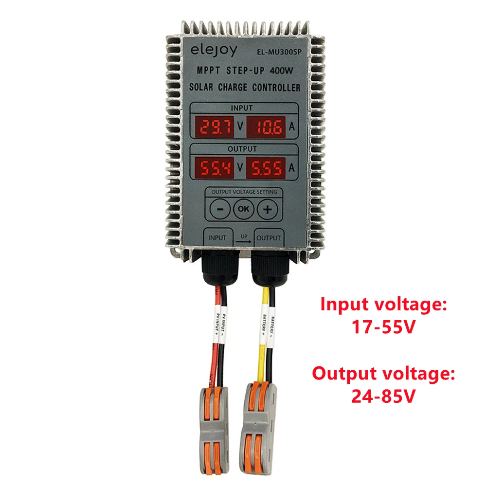 

200 Вт 300 Вт 400 Вт MPPT повышающий регулятор заряда солнечной батареи, регулятор напряжения 24-85 в, регулируемый для свинцово-кислотной литиевой батареи