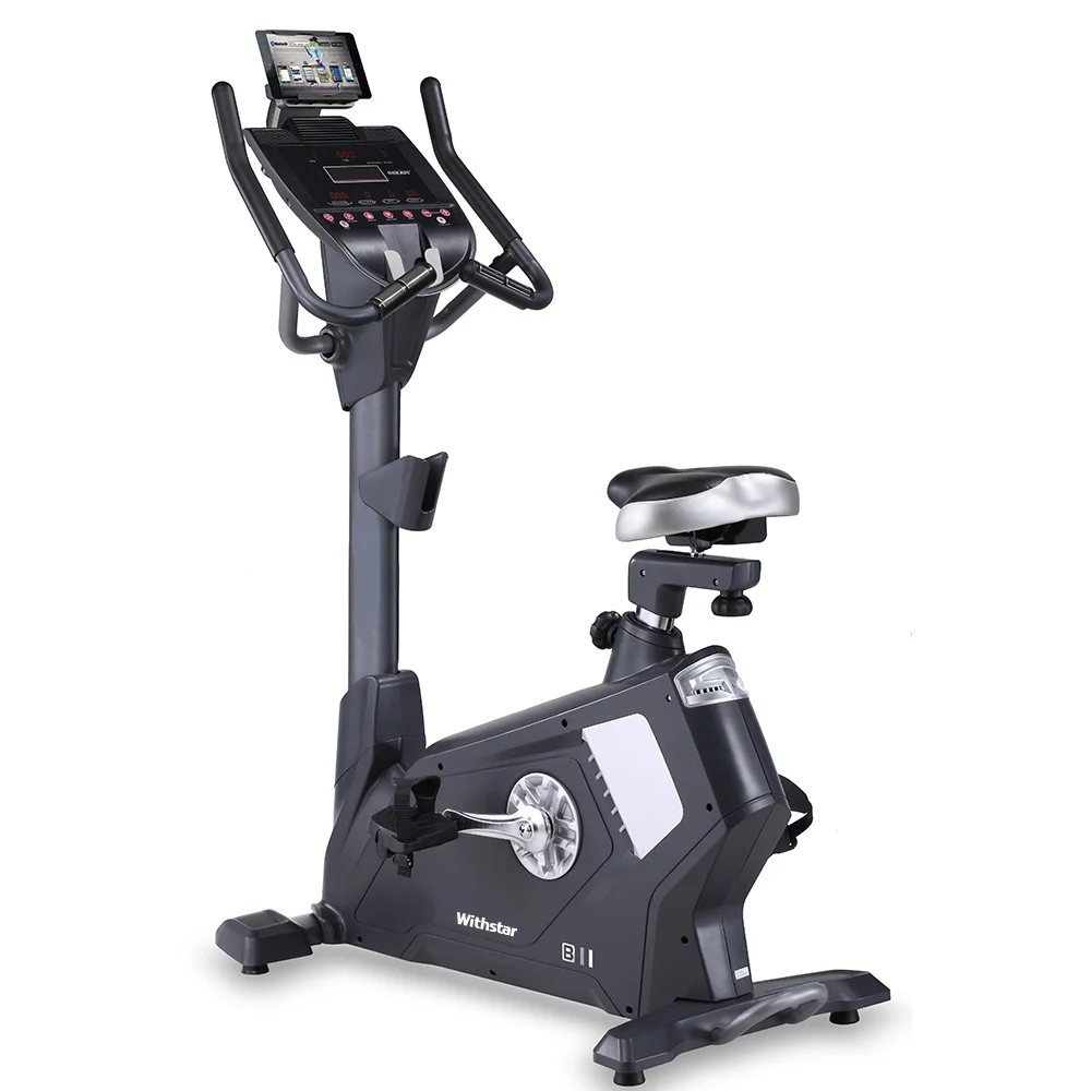 

Commercial Lift Fitness Exercise Bike Upright Steel Indoor Upright Bike Magnetic Resistance Cardio Training for Cross Trainer