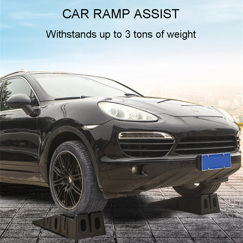 

1Pair Heavy Duty Car Ramps Antiskid Working Ramp Auto Oil Changing Slope Road Repair Bracket Repair Maintenance Jack Lift Tools