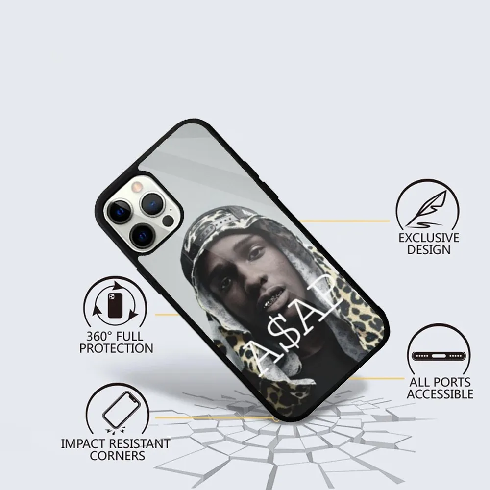 A-ASAP Rocky-S Rapper  Phone Case For iPhone 15,14,13,12,11,Plus,Pro,Max Mini Magsafe Magnetic Wireless Charging