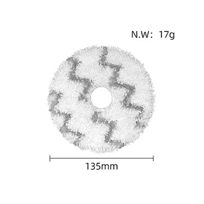 AT-6Pcs Mop Cloth Replacement for Xiaomi Roidmi Eva SDJ06RM Vacuum Cleaner Spare Parts