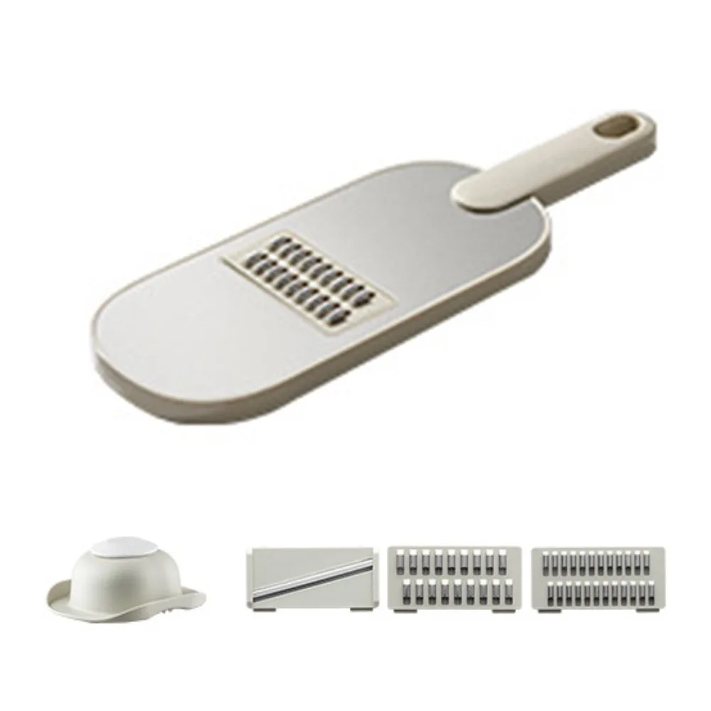 

Durable 6 in 1 Vegetable Slicer Multifunctional Manual Vegetable Chopper Stainless Steel Potato Julienne Shredder Kitchen