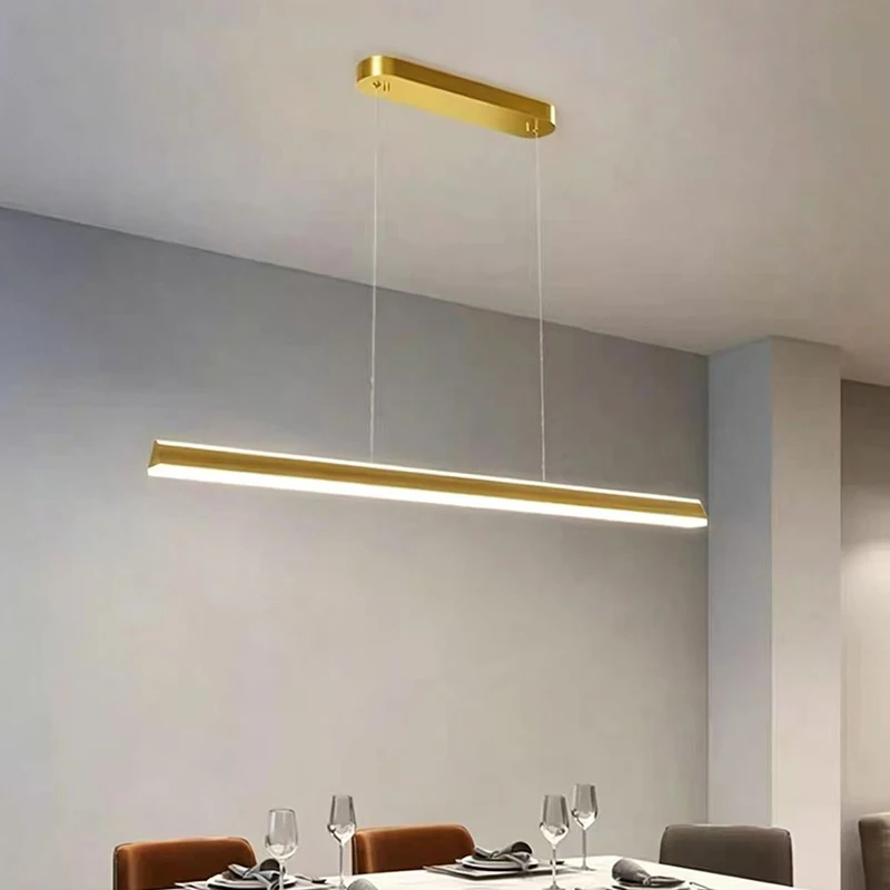 Minimalist LED Chandelier for Villa Home - Modern Ceiling Light for Living Room, Bedroom, Dining Room, Indoor Lighting Fixture view 6