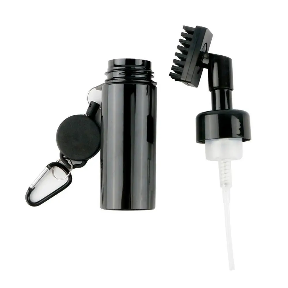 

Retractable Hook Golf Club Cleaner Brush Push Type with Leakproof Bottle Golf Swing Groove Cleaner Portable Golf CleaningrTool