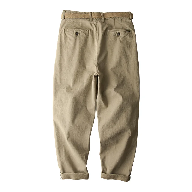 Spring New Overalls Outdoor Hiking Sport Combat Trekking Climbing Trousers Solid Color Simple Loose Straight Casual Pants Men\'s