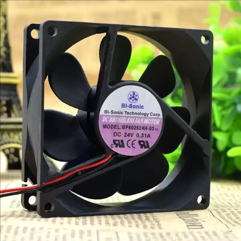 Original Taiwan Bi-sonic BP802524H-03 DC24V 0.31A Inverter Fan for Electronic Devices