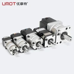 UMOT Nema11 Nema14 Nema17 Nema23 Nema24 Micro High Precision Planetary Geared Stepper Motor with Speed Reducer Ratio 1:3-1:100