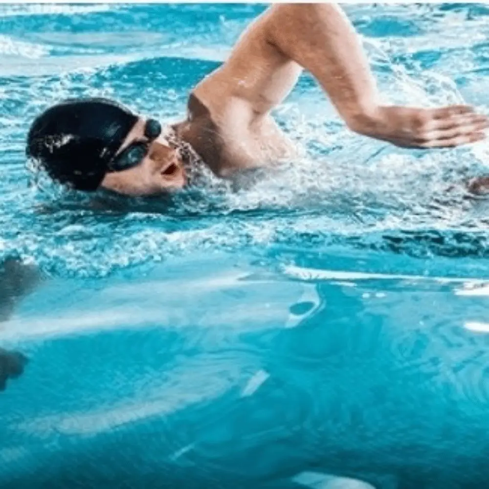 Pool-Kappe mit Ohrschutz, Silikon-Schwimmkappe, Wasserdichte Schwimmkappe, Rutschfeste Große Schwimmkappe für Kinder – Detail 8