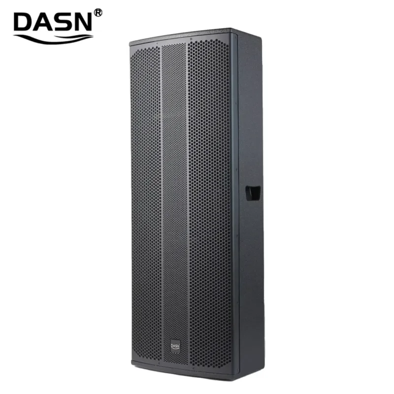 H215DE Dual 15 Inch 600W RMS Active Full Range Wood Cabinet Professional Sound System DJ Stage Audio Speakers