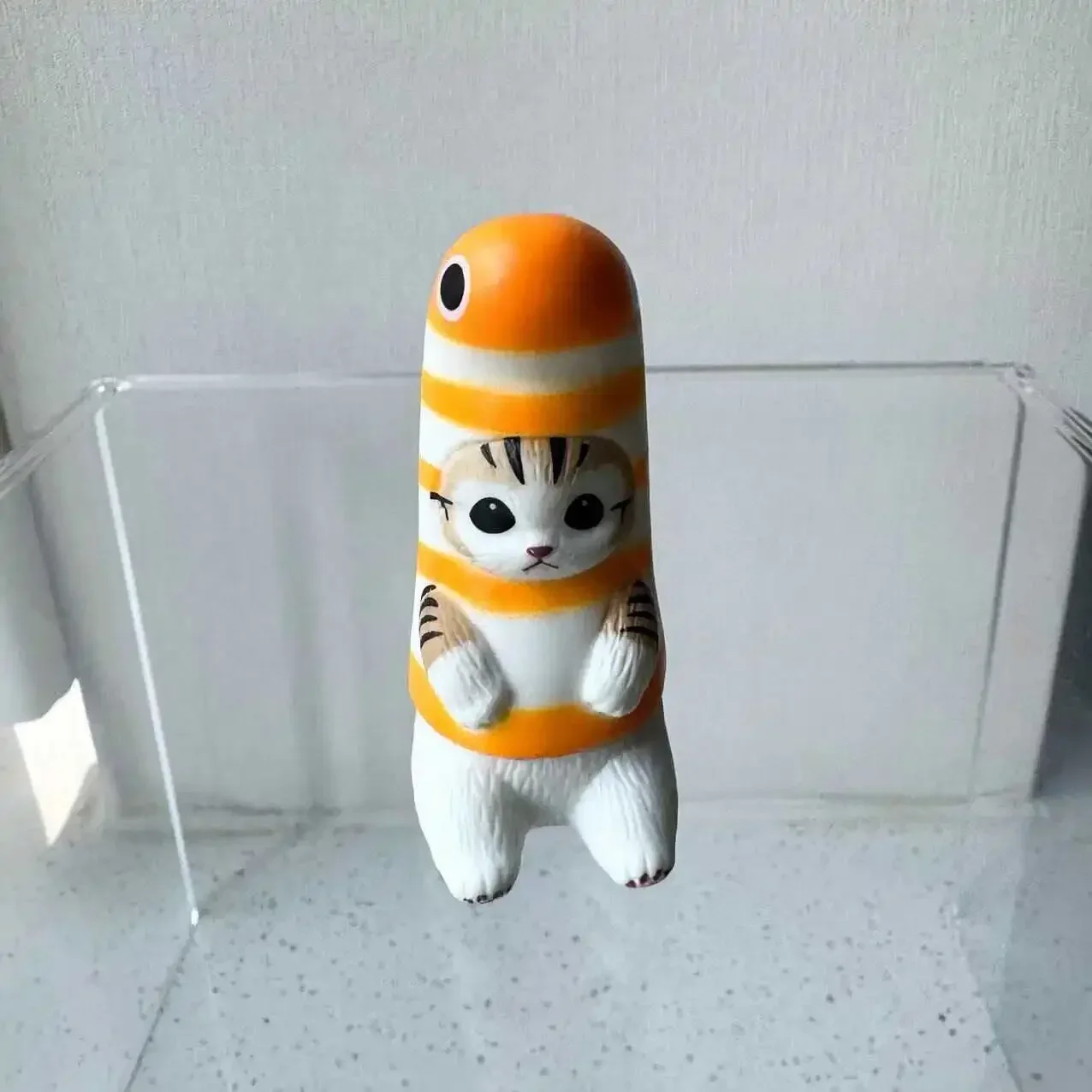 Bulk ACTION FIGUUR Speelgoed Leuke Katten Serie Gacha Speelgoed Haai Stijl Creatieve Figuur Model Ornamenten Nieuw