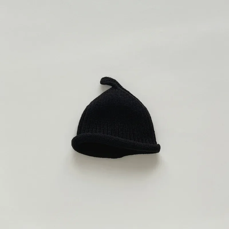 2024 Korea Baby Knit Hat Infant Beanie for Girls Boys Cute Infant Baby Bonnet Caps Elastic Kids Hats Newborn Baby Accessories