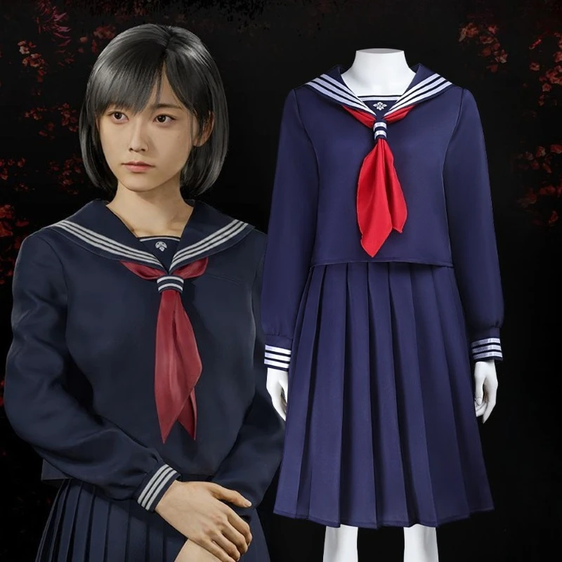 

Игра Тихий хребет женская школьная форма Симидзу Сасако роль костюмы Хэллоуин костюмы аниме JK костюмы стилистические ролевые роли костюмы кампус молодая классика японская матросская одежда девичья невинность и анимаци