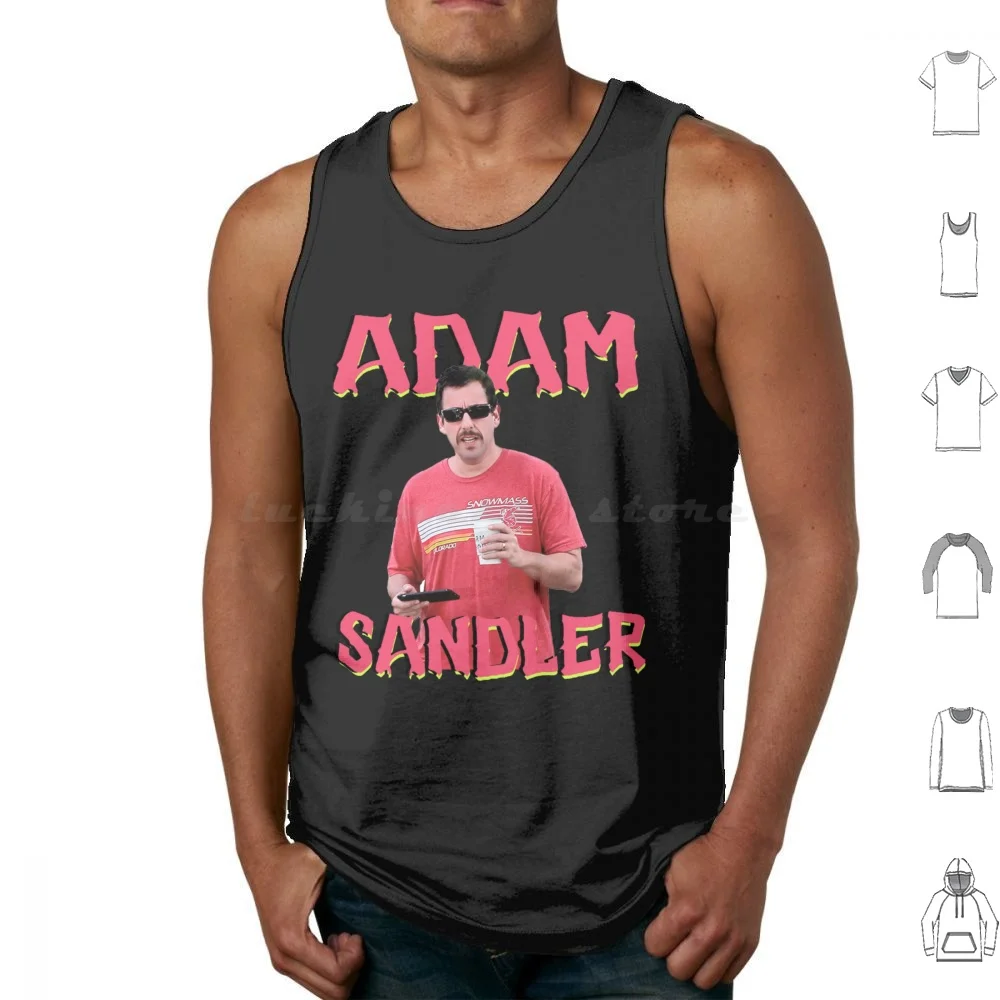 Adam Sandler Funny Fitted Tank Tops Print Cotton Adam Sandler Funny Comedy Movie Happy Gilmore Billy Madison Sandler Movies
