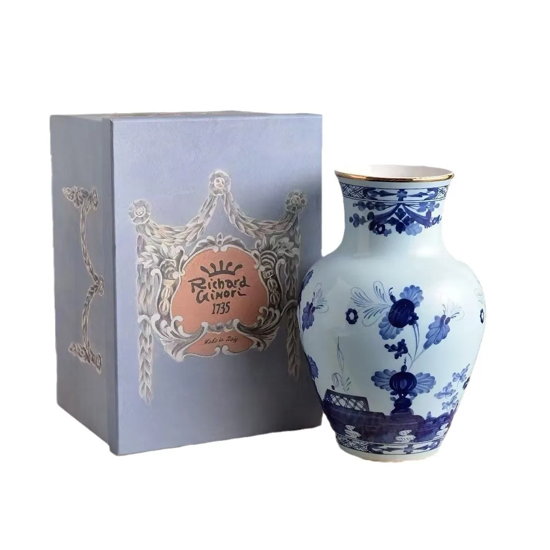 

Oriental ink painting creative home entrance ornament ceramic desktop vase