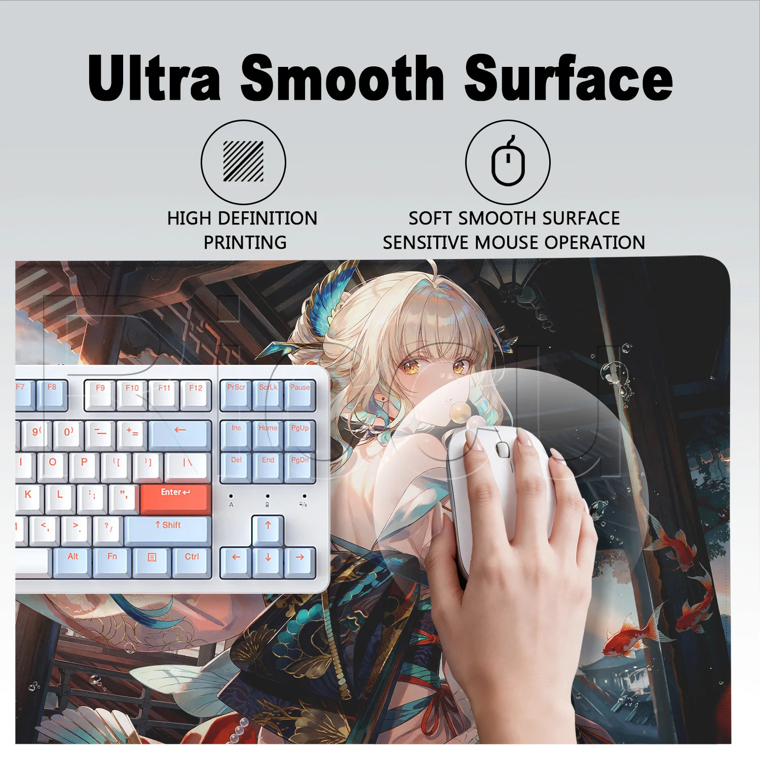 PC Gaming Mouse Pad Suisui‌ Ya - Pc Gaming Girl recension och pris