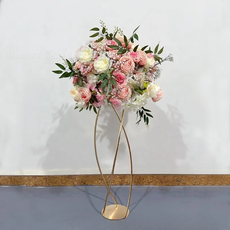 E285 حار نمط الزفاف زهرة الوقوف الزفاف الجدول الرئيسي مركز الذهبي زهرة الحلي مرحلة الديكور الطريق دليل زهرة الوقوف