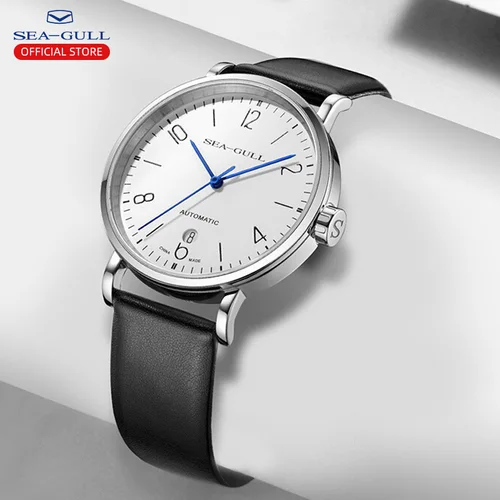 Seagull-reloj mecánico automático para hombre, pulsera informal de negocios, auténtico oficial, Bauhaus, 819.17.6091, nuevo