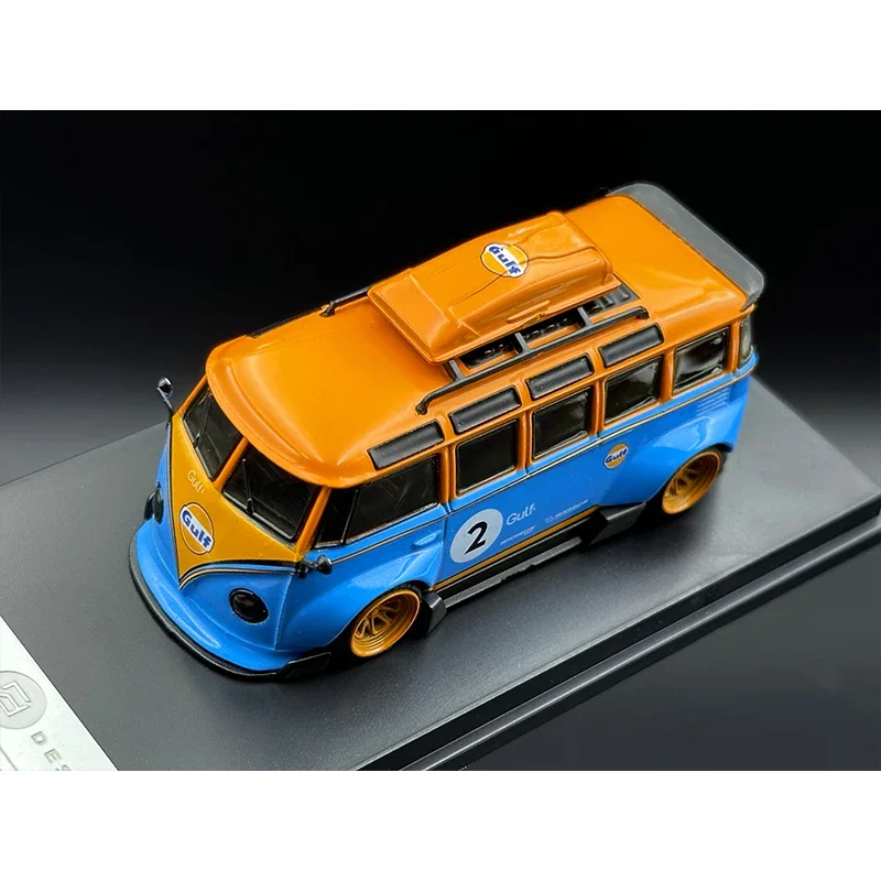 Modelo de coche de aleación de gran Gulf, regalo, Inspire 1:64, Kombi T1, Volkswide Gulf