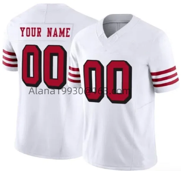 Custom  Jersey #5 Josh Dobbs #13 Brock Purdy #85 George Kittle #23 Christian McCaffrey F U S E Stitched Jerseys