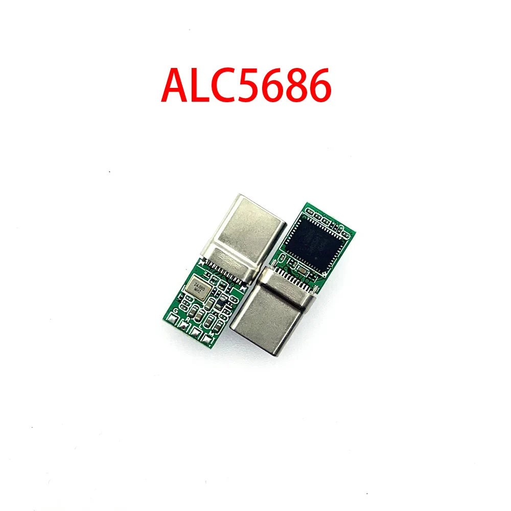 ALC5686 Chip Type-C Digital Audio Headphone Plug DAC Decoding Lossless Sound Quality 32bit 384khz USB C Hifi Connector Adapter