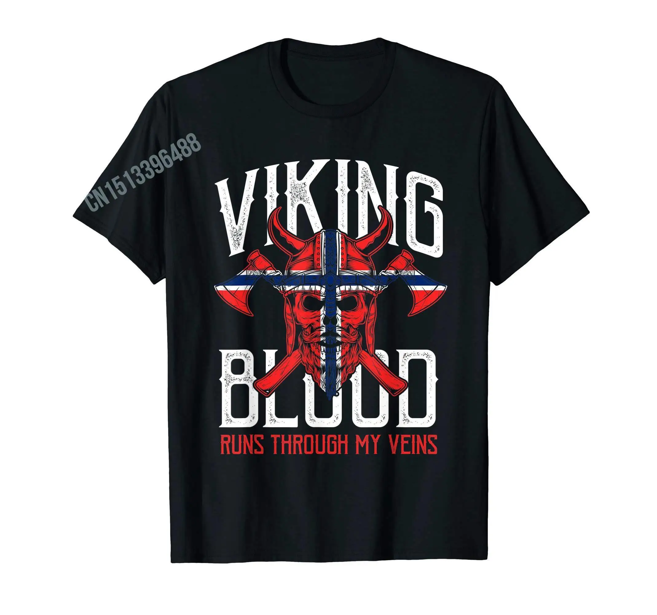 More Design Norway Viking Norsemen Norwegian Flag T-Shirt For Men Women T Shirt Tops Cotton Tees