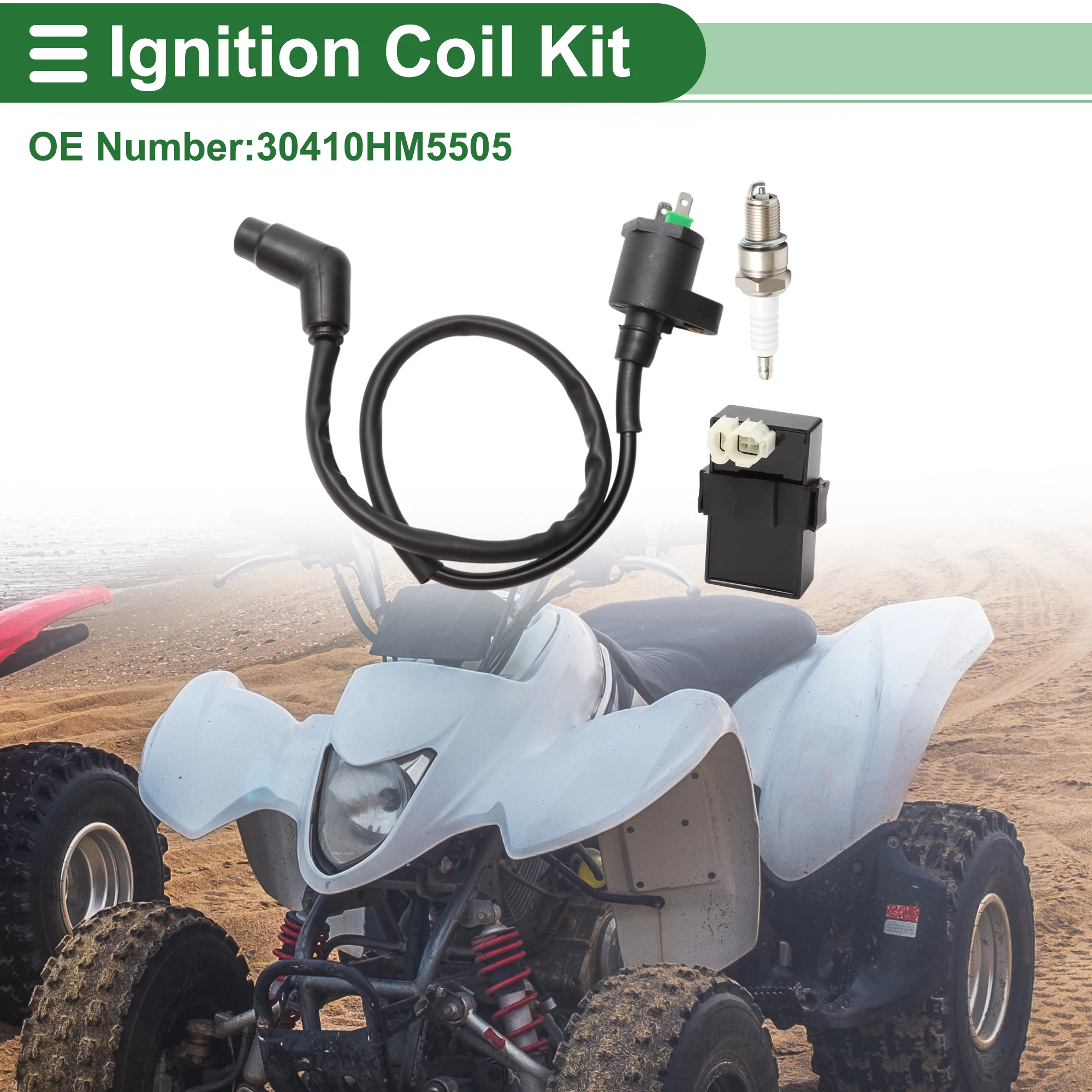 

Катушка зажигания UXCELL для Honda FourTrax 300 TRX300 2x4 1994-1997 гг., No 30410HM5505, 1 комплект