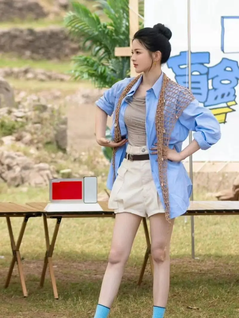 

Весна 2025: Женские повседневные модные шорты с высокой талией из хлопка и денима, с принтом в виде цветочных бутонов