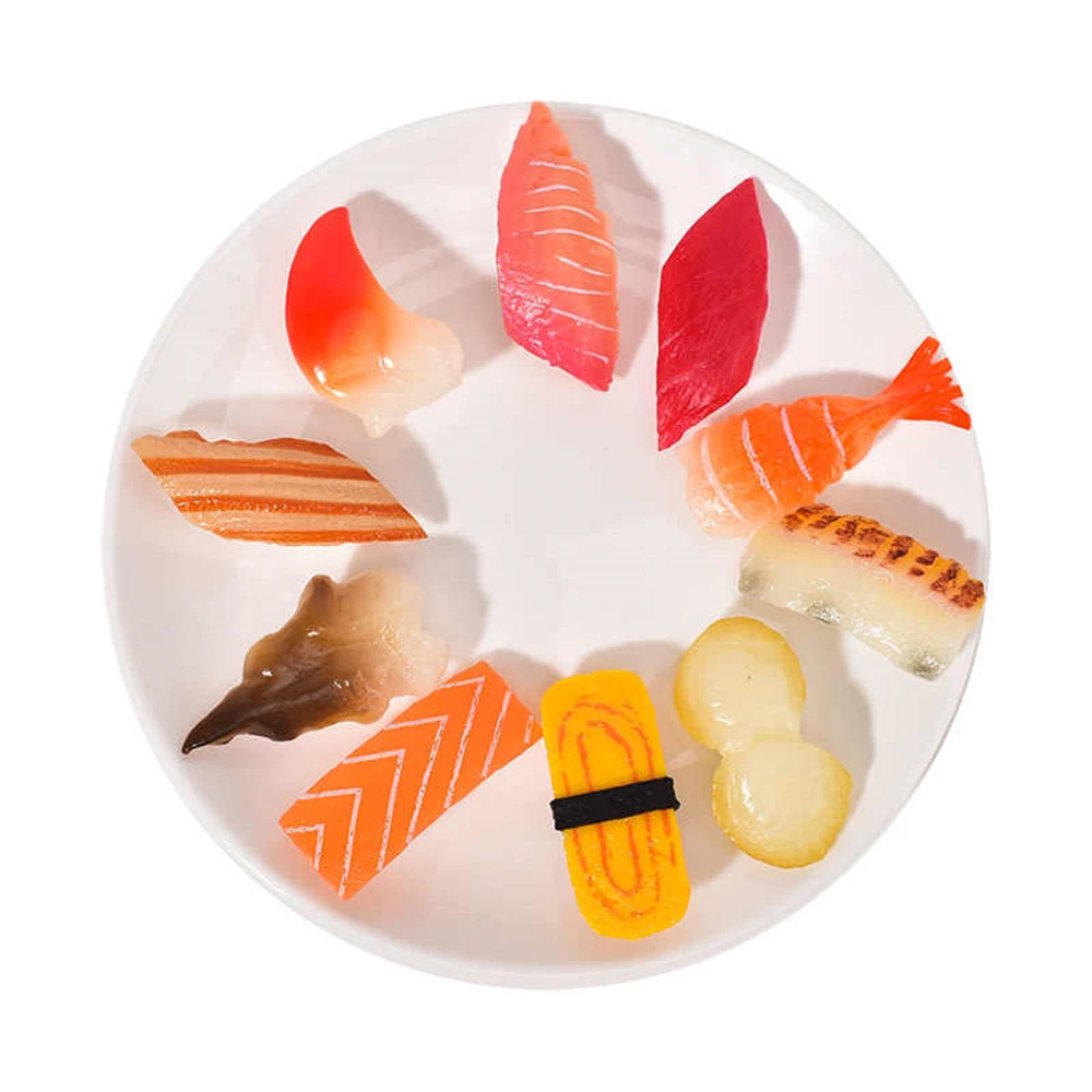 zushi fake food props Kitchen cabinet dining room hall hotel restaurant shop store decoration simulation Artificial sushi