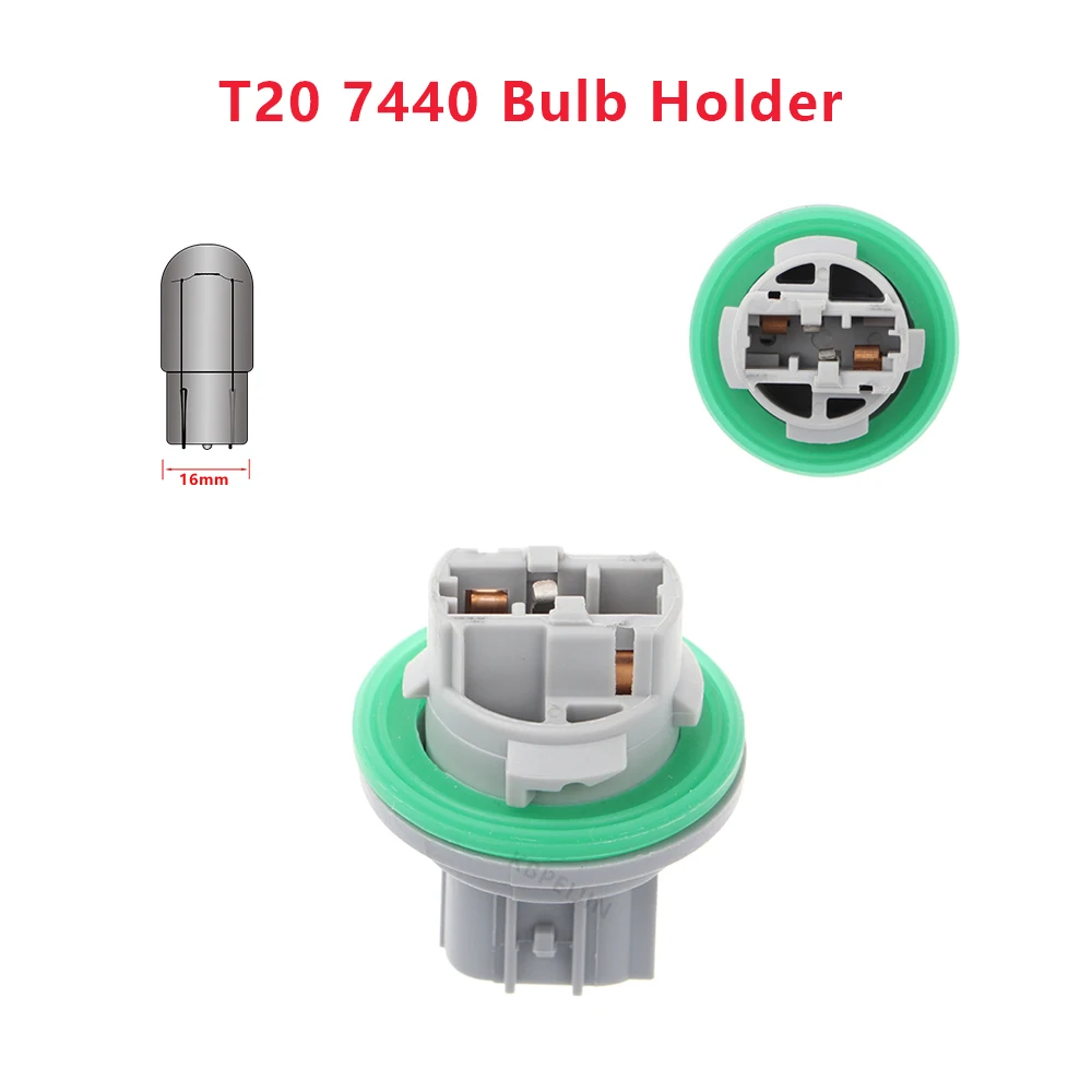 

1x For Jeep Cherokee Buick Encore T20 7440 Bulb Holder Car Light Socket Accessories