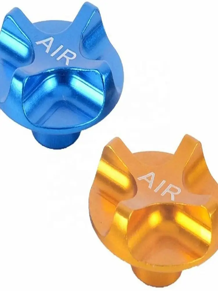 AliExpress New Aluminium Alloy Air Fork Cover Shockproof Bicycle Accessories Fork Shoulder Air Nozzle Cover Durable Front Fork Cover