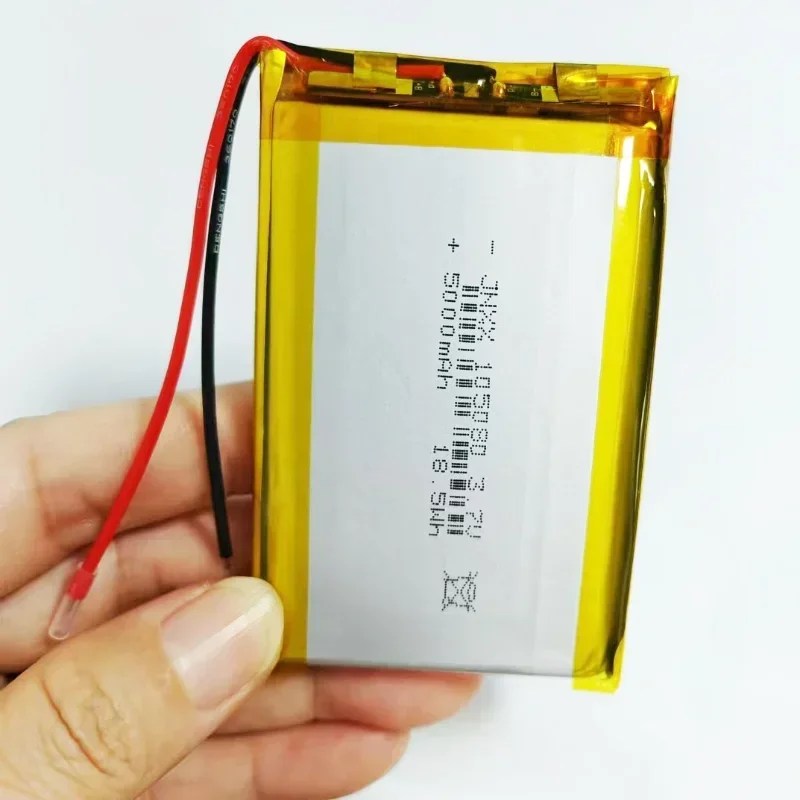 1-4PCS 105080 Lithium Polymer Battery 3.7V 5000mAh  MP3 Speaker Lithium Ion Battery for Dvr GPS Mp3 Mp4 Mobile Phone Speaker