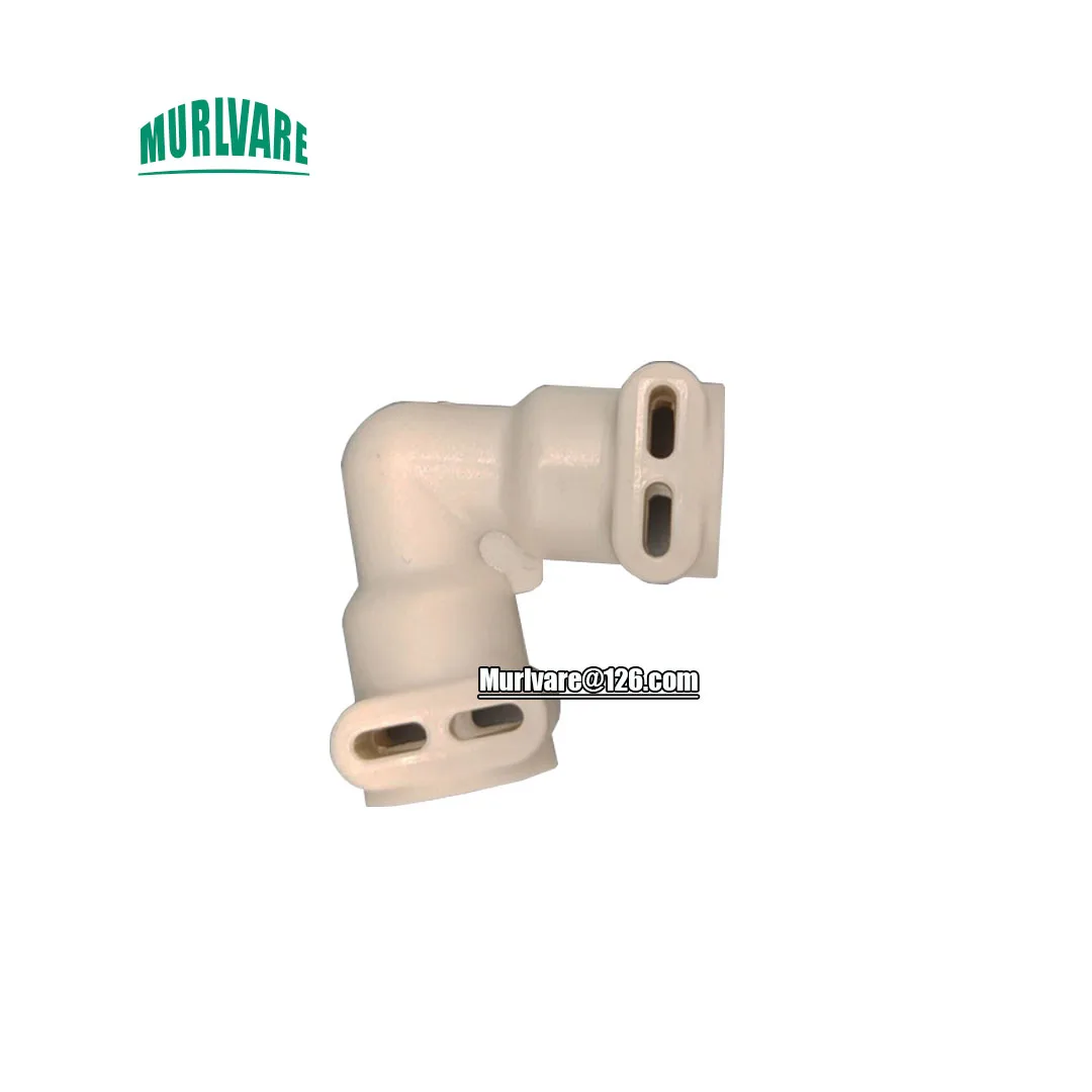 2Pcs Automatic Coffee Machine Connector Joint Adapter L-shaped Outlet Joint For Dr.coffee Coffee Machine