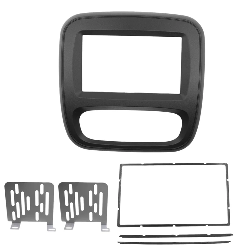 Double Din Car Radio DVD Panel Frame for Renault Trafic Opel Vivaro New Arrivals in Stock