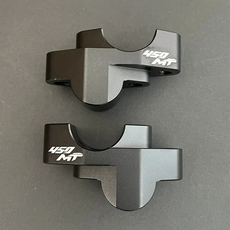 For CFMOTO 450MT: Aluminum alloy handlebar riser/relocation kit (raises and moves the handlebar back).