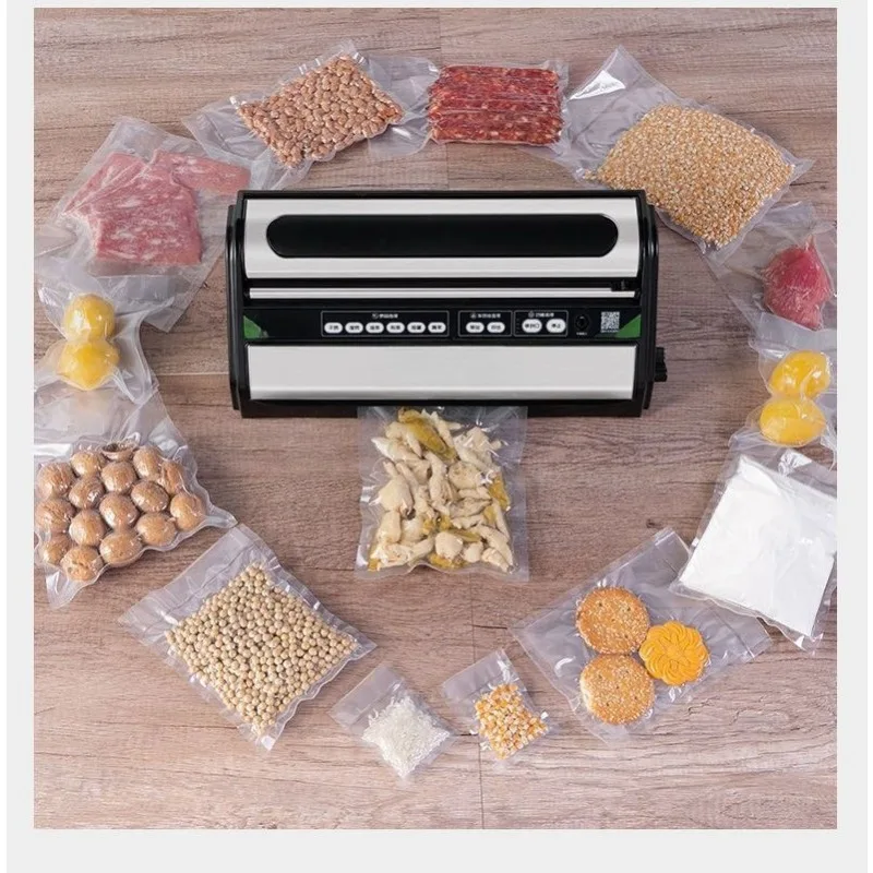 Automatic commercial food packaging machine Household fresh-keeping plastic sealing machine Vacuum compression
