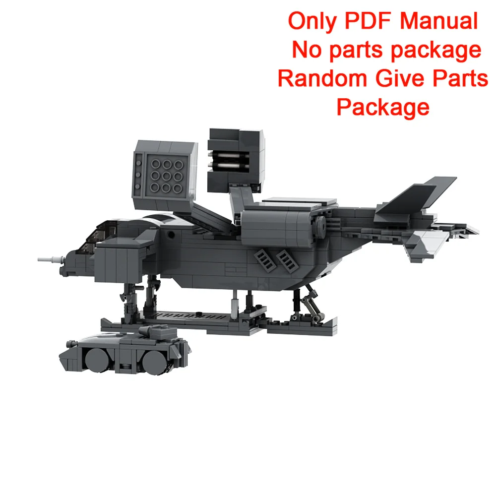 MOC-39380เอเลี่ยน Cheyenne dropship และคู่มือ APC PDF คนต่างด้าวรายการชิ้นส่วน APC (เฉพาะคู่มือ PDF ไม่มีชิ้นส่วน)