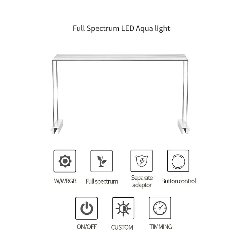 Quality Product WEEK AQUA V Series Nano Cube Aquarium Freshwater Paludarium Led Aquarium Light for Aquatic Aquascaping  Led Lamp